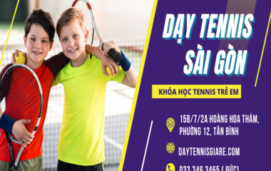 Lợi ích của việc cho trẻ tham gia khóa học tennis từ sớm